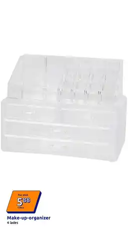 Action Make-up-organizer aanbieding