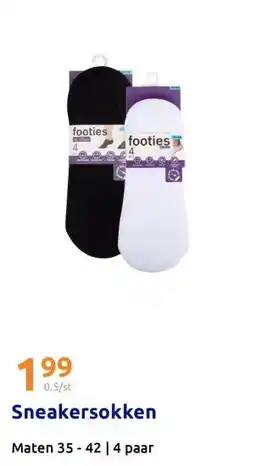 Action Sneakersokken aanbieding