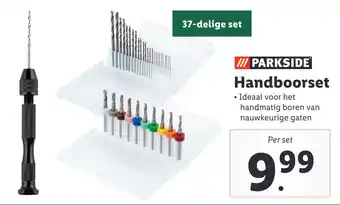 Lidl Parkside Handboorset aanbieding