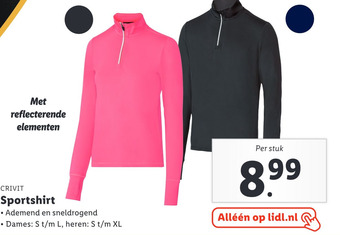 Lidl Crivit Sportshirt aanbieding