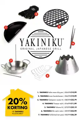 Bouwhof 20% Korting op Yakiniku accessoires aanbieding