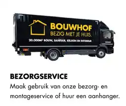 Bouwhof Bezorgservice aanbieding