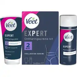 Etos Veet Expert Volledige Bikini Ontharingscrème Kit 200 ML aanbieding