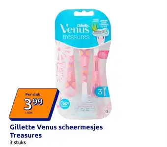 Action Gillette Venus scheermesjes Treasures aanbieding