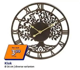 Action Klok aanbieding
