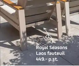 Coppelmans Royal Seasons Laos fauteuil aanbieding