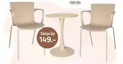 Coppelmans Tuinset Finn Bestaande uit 2 stoelen en 1 tafel aanbieding