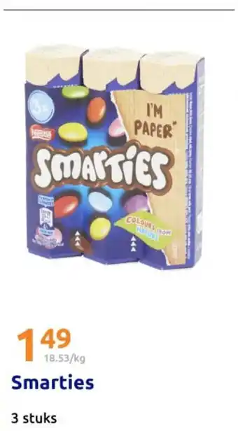 Action Smarties aanbieding