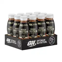 Joybuy Optimum Nutrition hoog in proteïne eiwitshake chocolade 330 ml x 12 flessen aanbieding