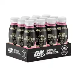 Joybuy Optimum Nutrition Hoog proteïne eiwitshake aardbei 3960 ml (12 flessen) aanbieding
