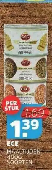 Sahan Supermarkten Ece Maaltijden aanbieding