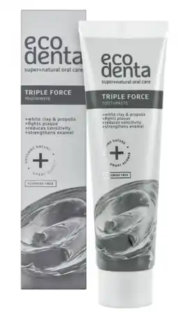 De Online Drogist Ecodenta Triple Force Tandpasta aanbieding