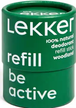 De Online Drogist The Lekker Company Deodorant Refill Stick Be Active aanbieding