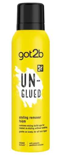 De Online Drogist Schwarzkopf Got2b Un-Glued Styling Remover Foam aanbieding