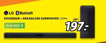 Expert LG Soundbar + Draadloze Subwoofer DSN4 aanbieding