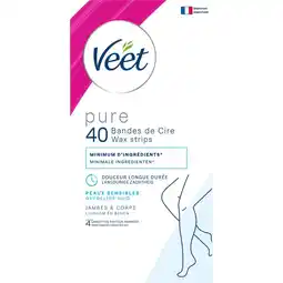 Etos Veet Minima Ontharingsstrips Benen & Lichaam Hypoallergeen 40 stuks aanbieding