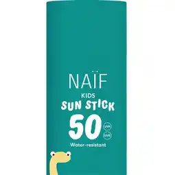 Etos Naïf Kids Zonnenbrand Stick SPF50 15 gram aanbieding
