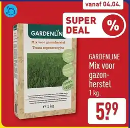ALDI Gardenlin Mix voor gazon- herstel aanbieding