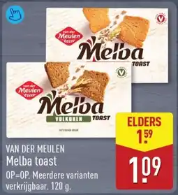 ALDI Van der meulen Melba toast aanbieding