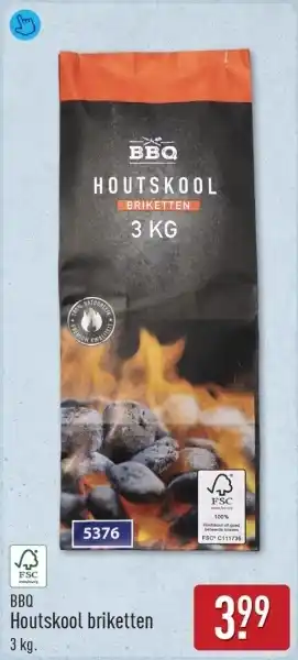 ALDI Bbq Houtskool briketten aanbieding