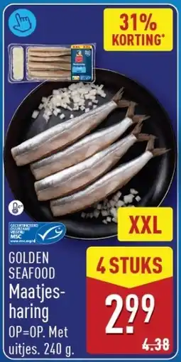 ALDI Golden seafood Maatjes- haring aanbieding