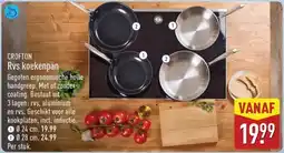 ALDI Crofton Rvs koekenpan aanbieding