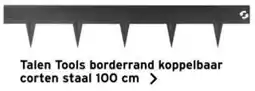 GAMMA Talen Tools borderrand koppelbaar corten staal aanbieding