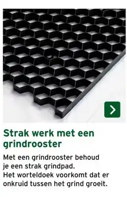 GAMMA Strak werk met een grindrooster aanbieding