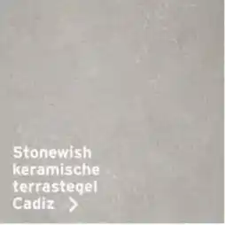 GAMMA Stonewish keramische terrastegel Cadiz aanbieding