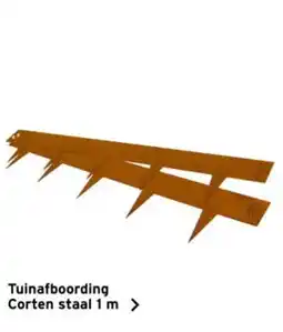 GAMMA Tuinafboording Corten aanbieding