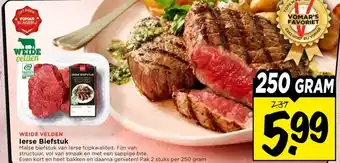 Vomar Voordeelmarkt lerse Biefstuk aanbieding