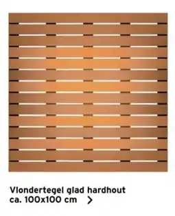 GAMMA Vlondertegel glad hardhout aanbieding