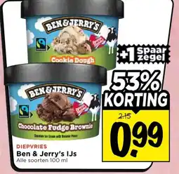 Vomar Voordeelmarkt Ben & Jerry's IJs aanbieding