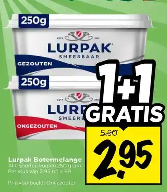 Vomar Voordeelmarkt Lurpak Botermelange aanbieding