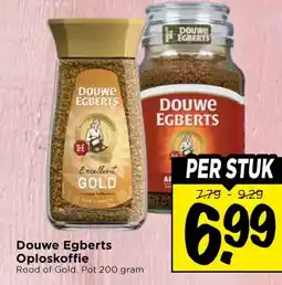 Vomar Voordeelmarkt Douwe Egberts Oploskoffie aanbieding