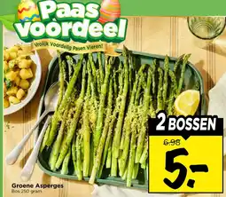 Vomar Voordeelmarkt Groene Asperges aanbieding