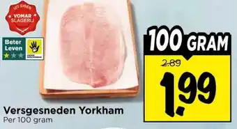 Vomar Voordeelmarkt Versgesneden Yorkham aanbieding