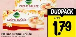 Vomar Voordeelmarkt Melkan Crème Brûlée aanbieding