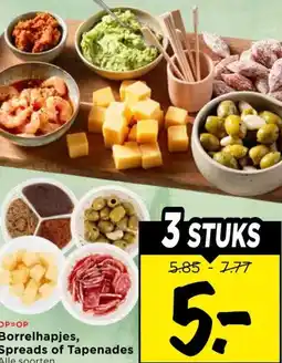 Vomar Voordeelmarkt Borrelhapjes, Spreads of Tapenades aanbieding