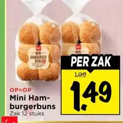 Vomar Voordeelmarkt Mini Ham- burgerbuns aanbieding