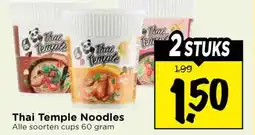 Vomar Voordeelmarkt Thai Temple Noodles aanbieding