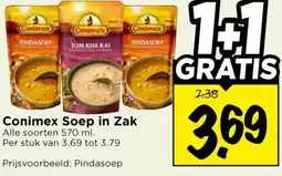 Vomar Voordeelmarkt Conimex Soep in Zak aanbieding