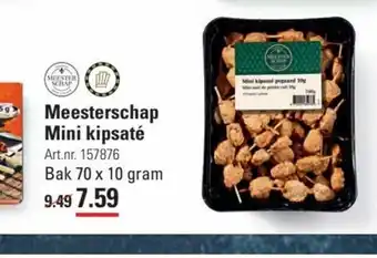 De Kweker Meesterschap Mini kipsate bak 70 x 10 gram aanbieding