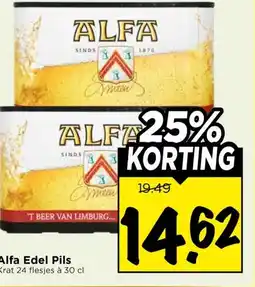 Vomar Voordeelmarkt Alfa Edel Pils aanbieding