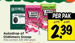 Vomar Voordeelmarkt Autodrop of Oldtimers Snoep aanbieding