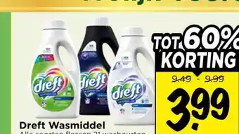 Vomar Voordeelmarkt Dreft Wasmiddel aanbieding
