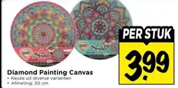 Vomar Voordeelmarkt Diamond Painting Canvas aanbieding