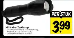 Vomar Voordeelmarkt Militaire Zaklamp aanbieding