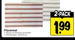 Vomar Voordeelmarkt Placemat aanbieding