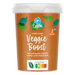 Albert Heijn AH Verse soep veggie boost met pompoen aanbieding